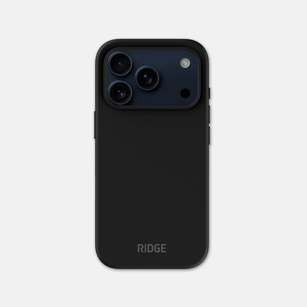Ridge Phone Case - Matte Black - iPhone 17 Pro