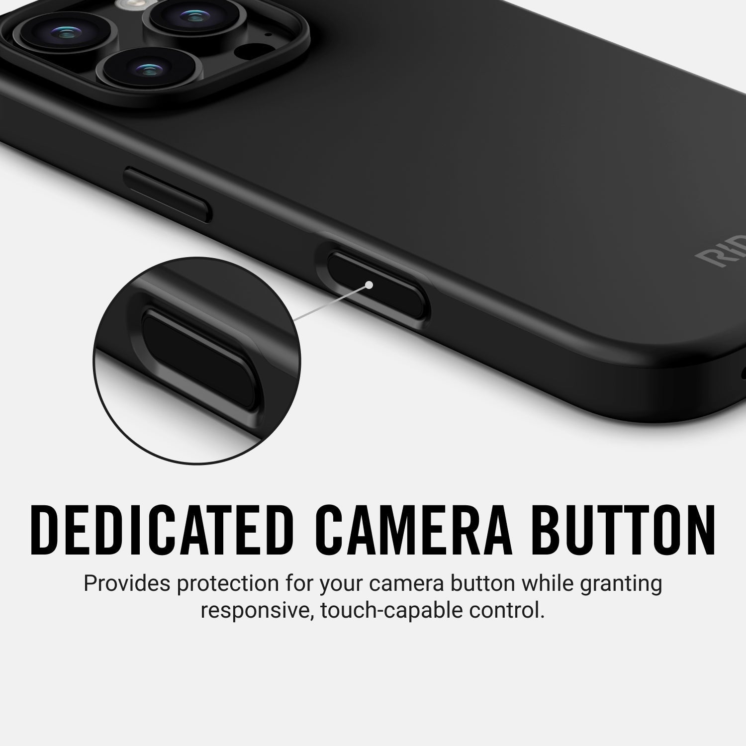 Ridge Phone Case - Matte Black - iPhone 16 Pro