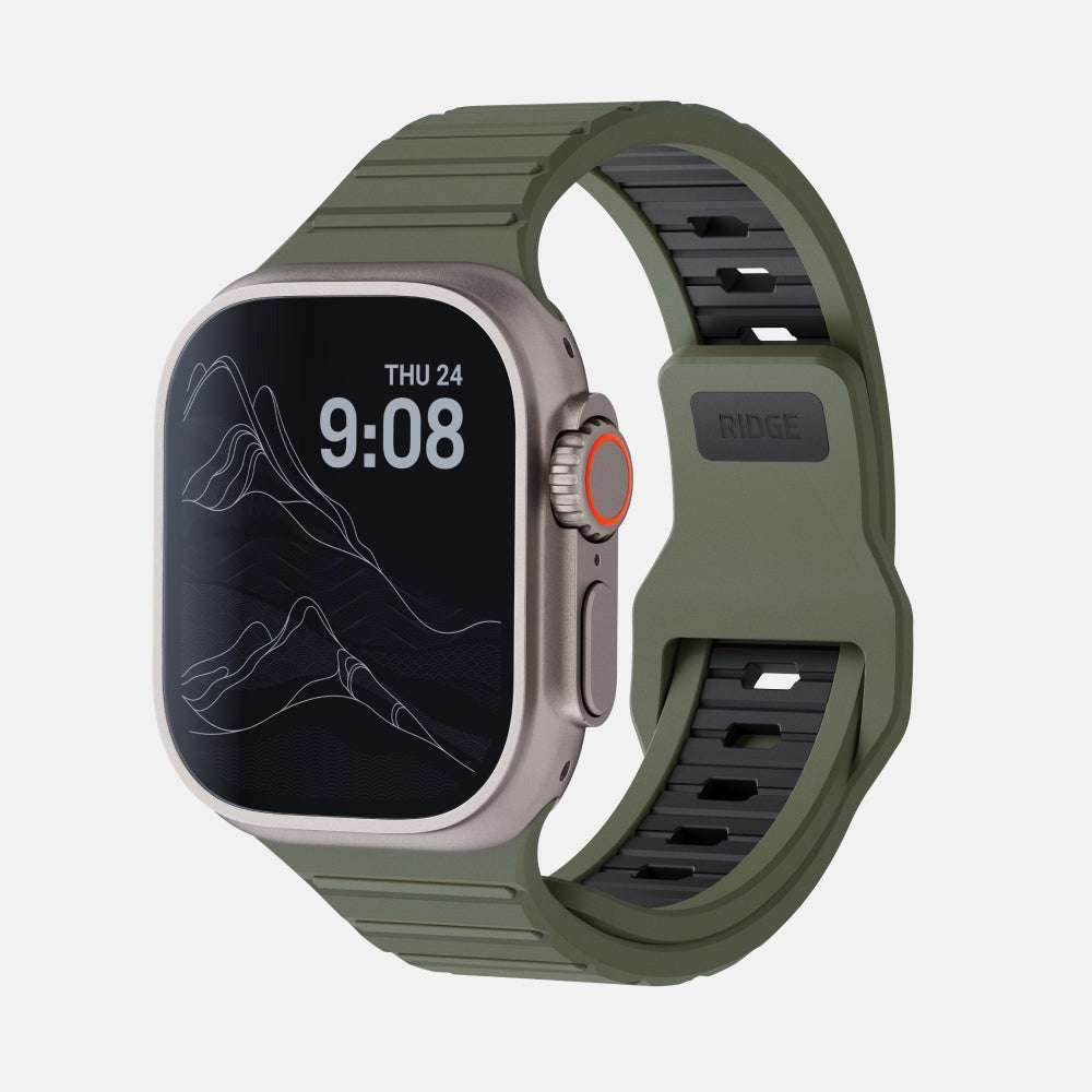 Everyday Watch Strap - Matte Olive - Ultra/46mm