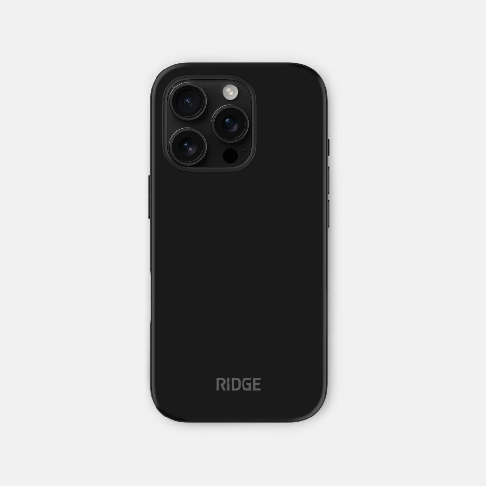 Ridge Phone Case - Matte Black - iPhone 16 Pro