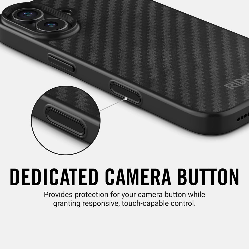 Ridge Phone Case - Carbon - iPhone 17