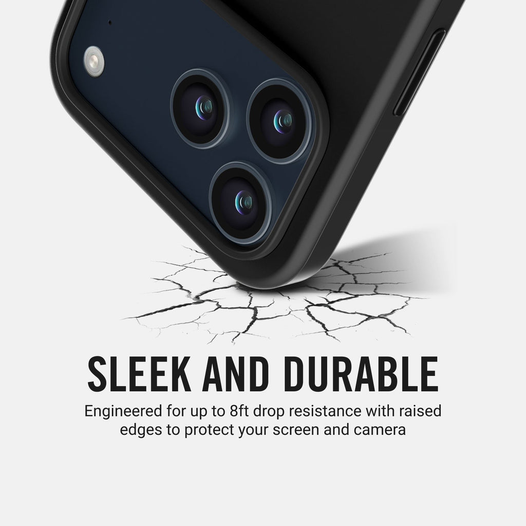 Ridge Phone Case - Matte Black - iPhone 17 Pro