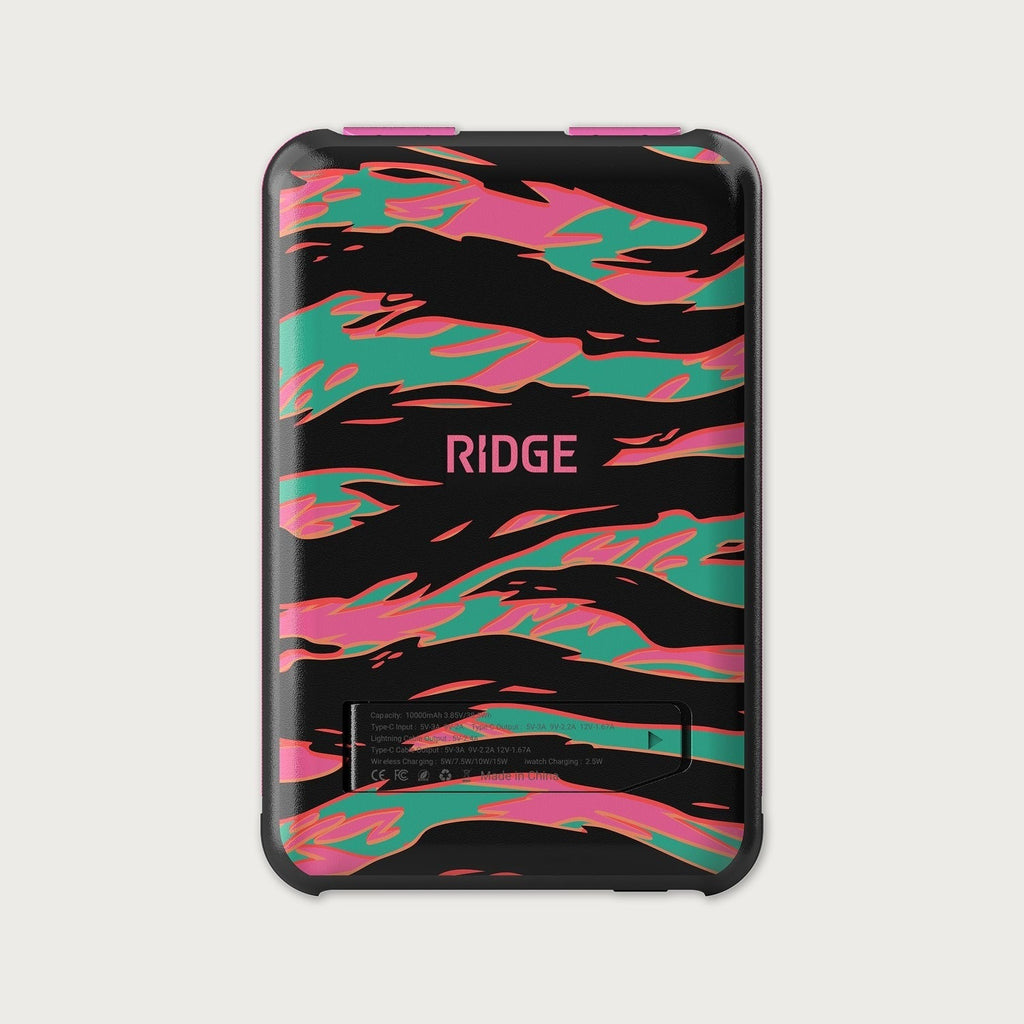 Ridge Power Bank - 10k mAh Bundle - Neon Tiger - 2-Pack