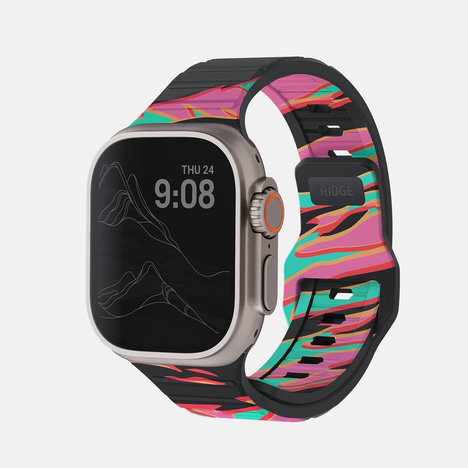 Everyday Watch Strap - Neon Tiger - Ultra/46mm