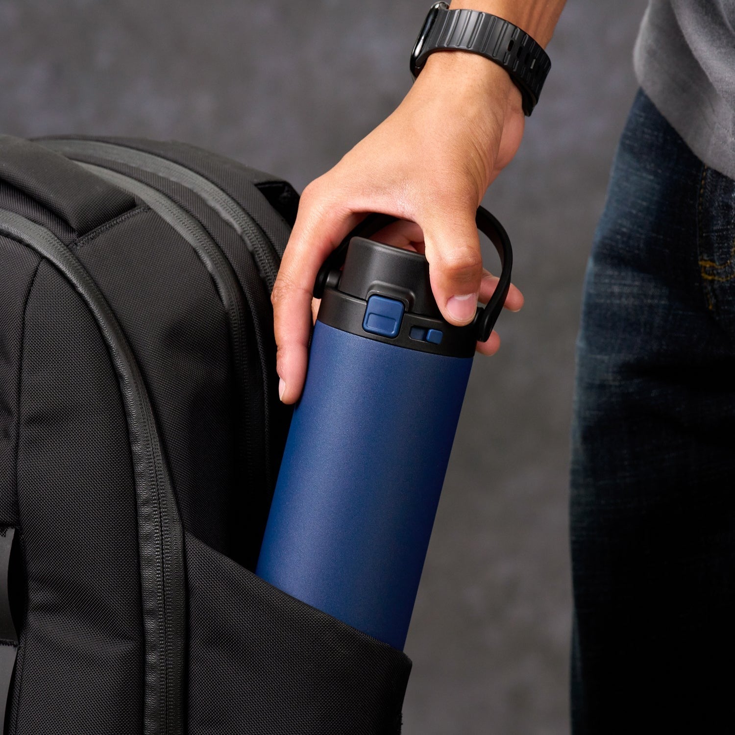 Ridge 24oz Water Bottle - Dark Harbor