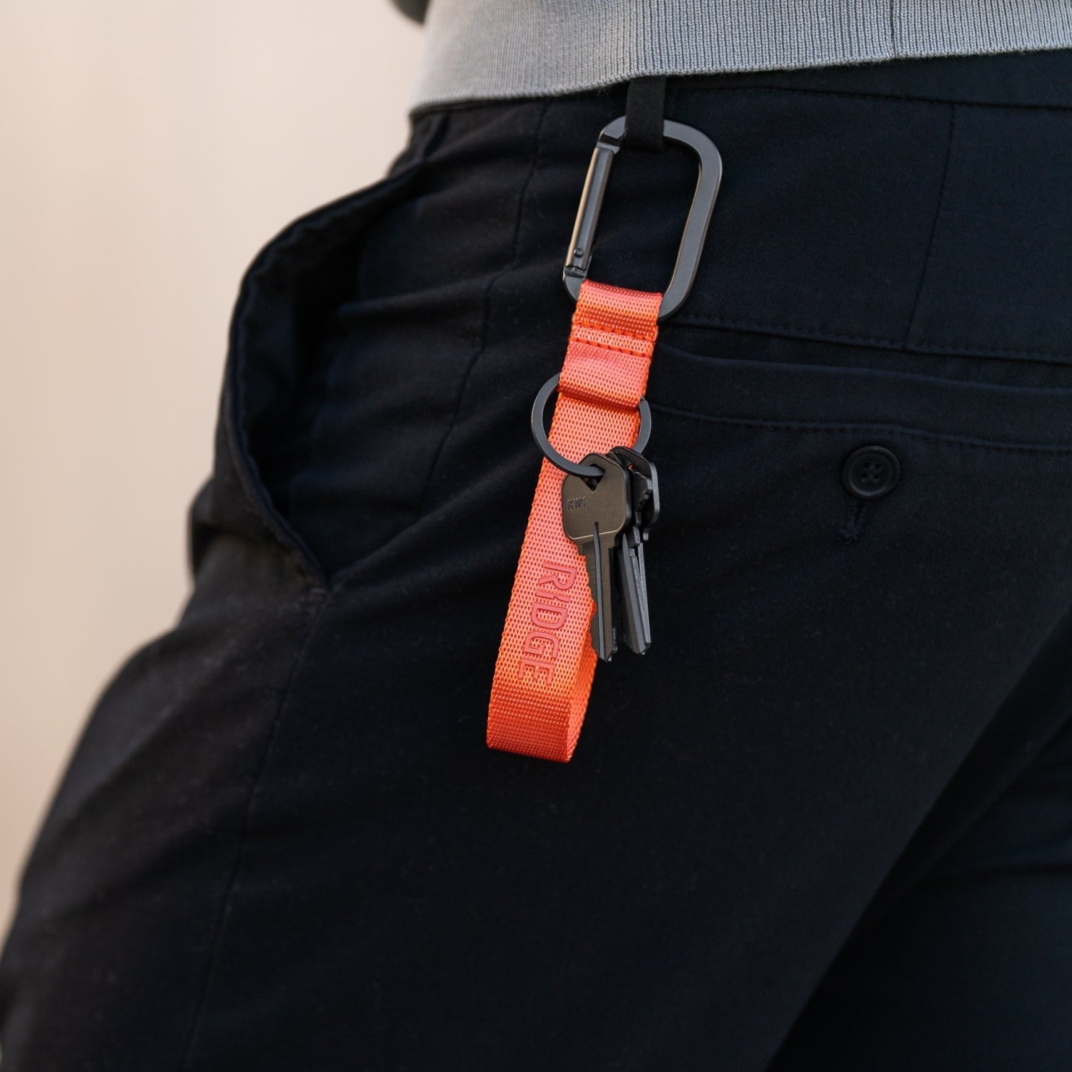 Ridge Keychain - Basecamp Orange