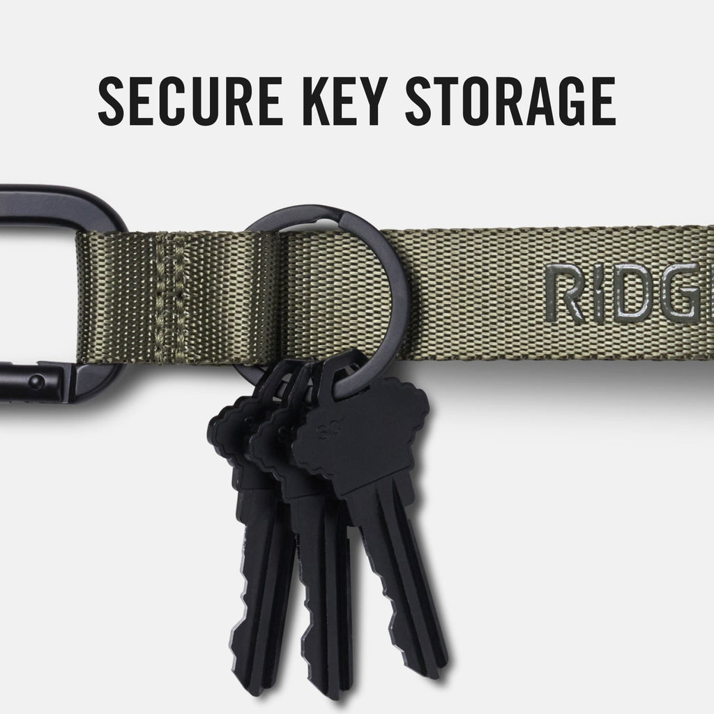 Ridge Keychain - Matte Olive