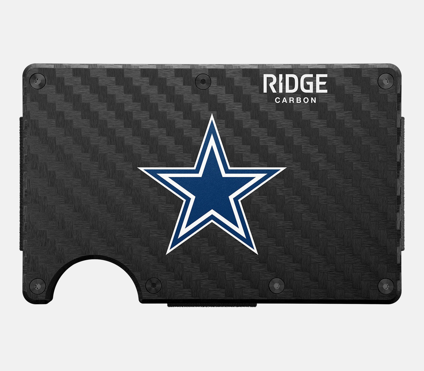 Ridge Wallet - Dallas Cowboys - Carbon Fiber 3k