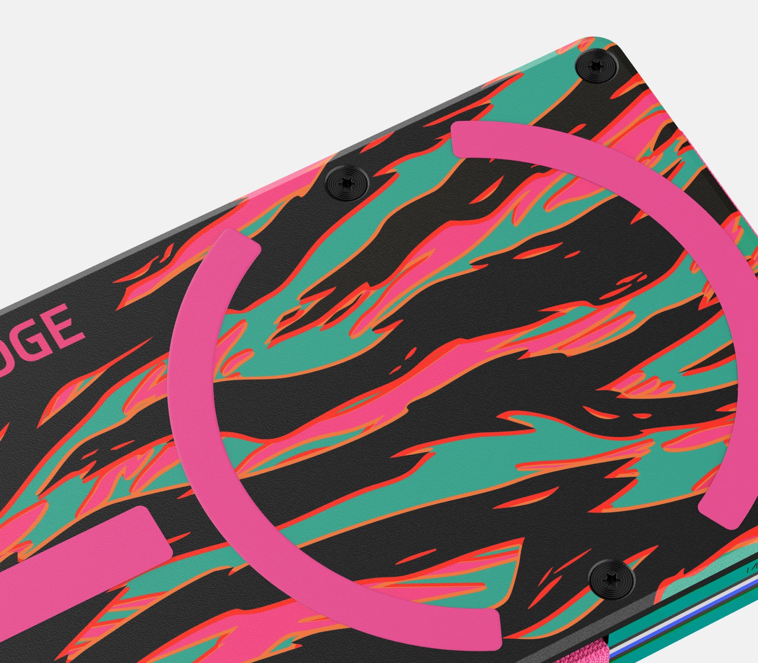 Ridge Wallet for MagSafe - Neon Tiger