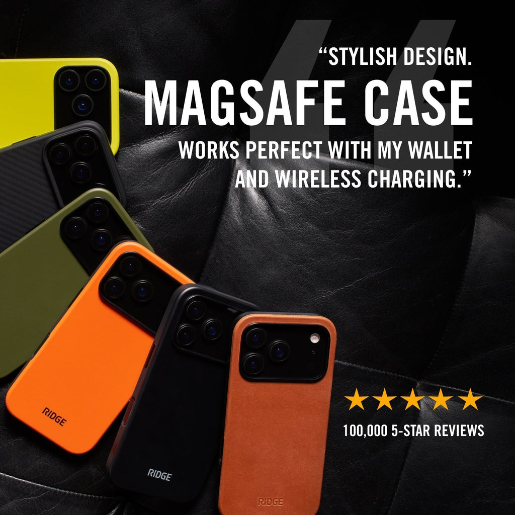 Ridge Phone Case - Matte Black - iPhone 17 Pro Max