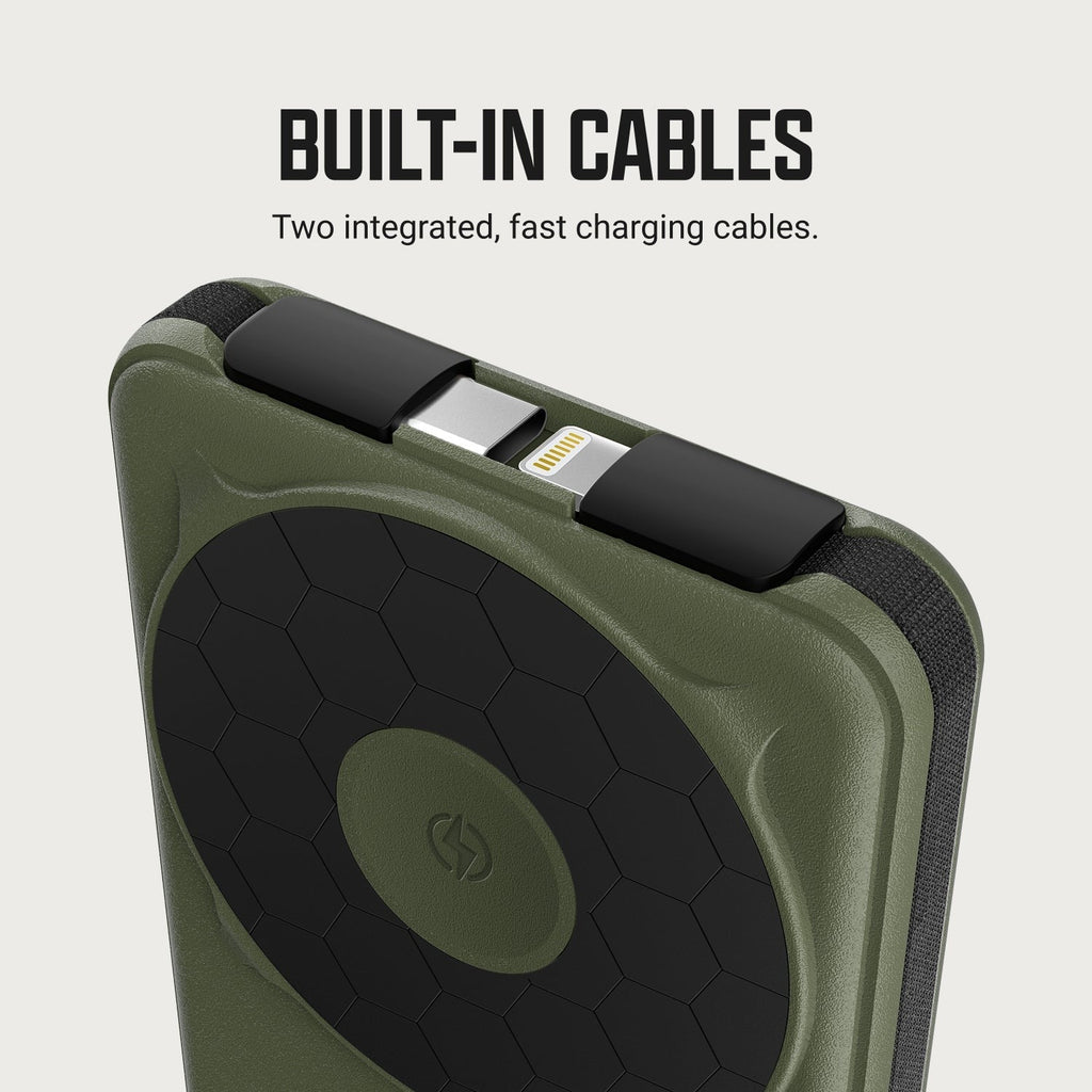 Ridge Power Bank - 10k mAh Bundle - Matte Olive - 2-Pack