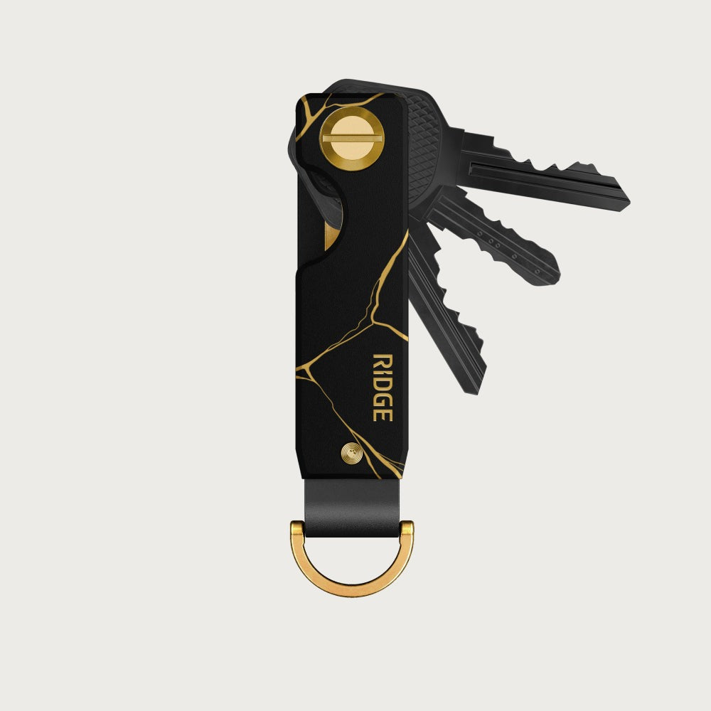 Ridge KeyCase - Kintsugi - Black