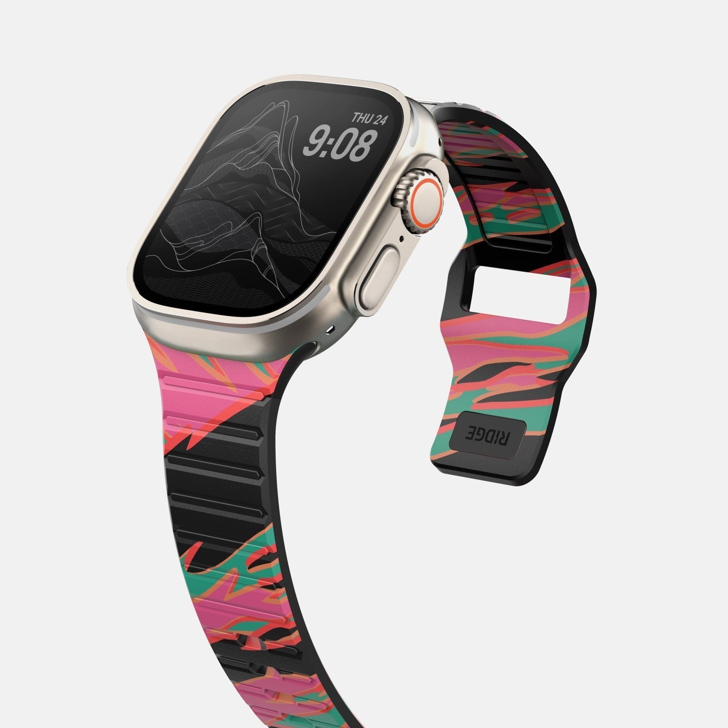 Everyday Watch Strap - Neon Tiger - Ultra/46mm