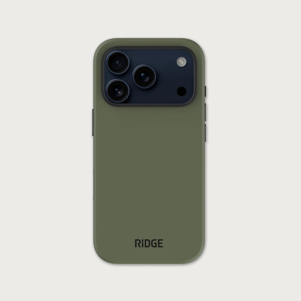 Ridge Phone Case - Matte Olive - iPhone 17 Pro