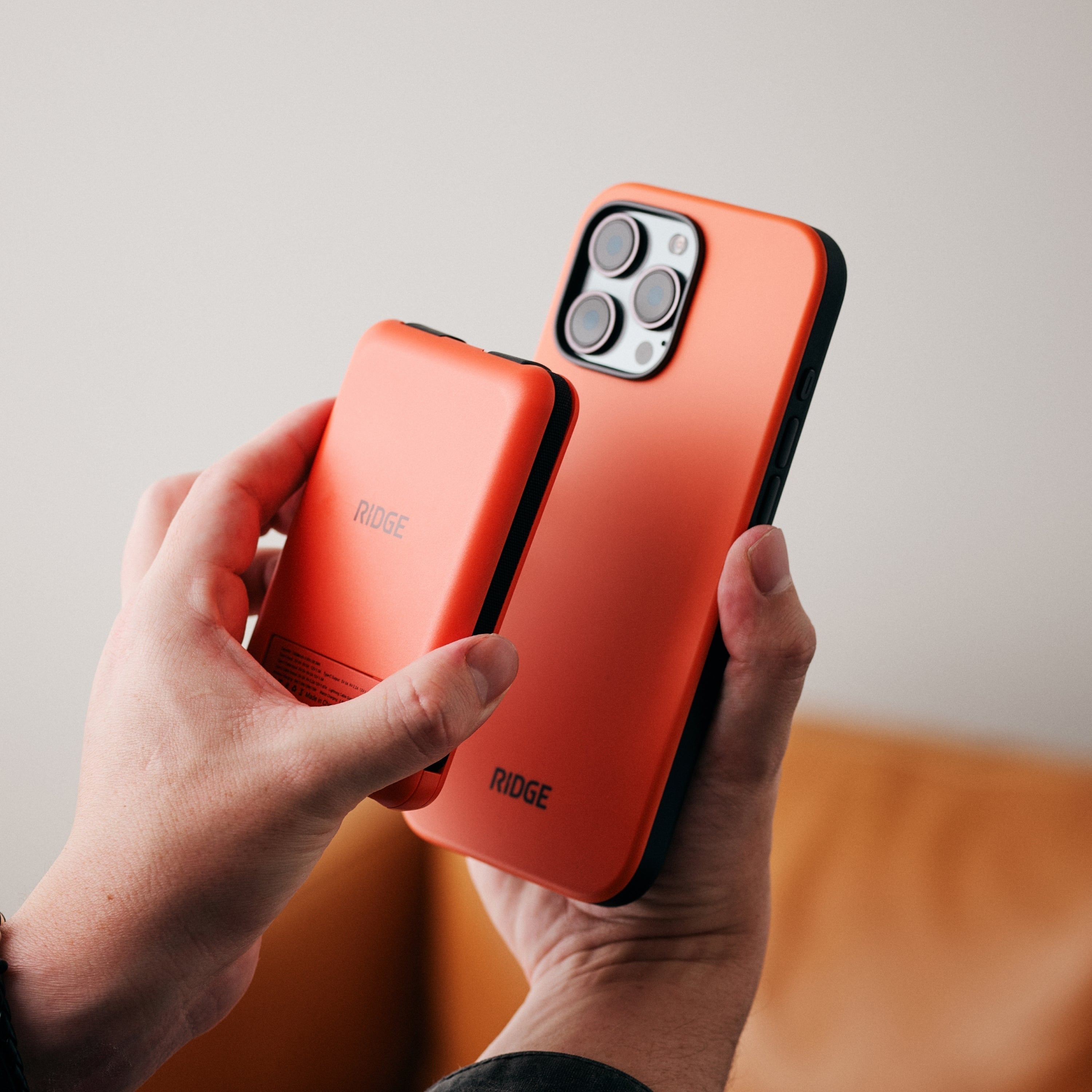 Ridge Power Bank - 10k mAh Bundle - Basecamp Orange - 2-Pack