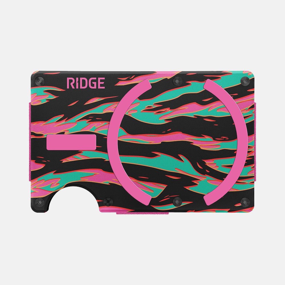 Ridge Wallet for MagSafe - Neon Tiger