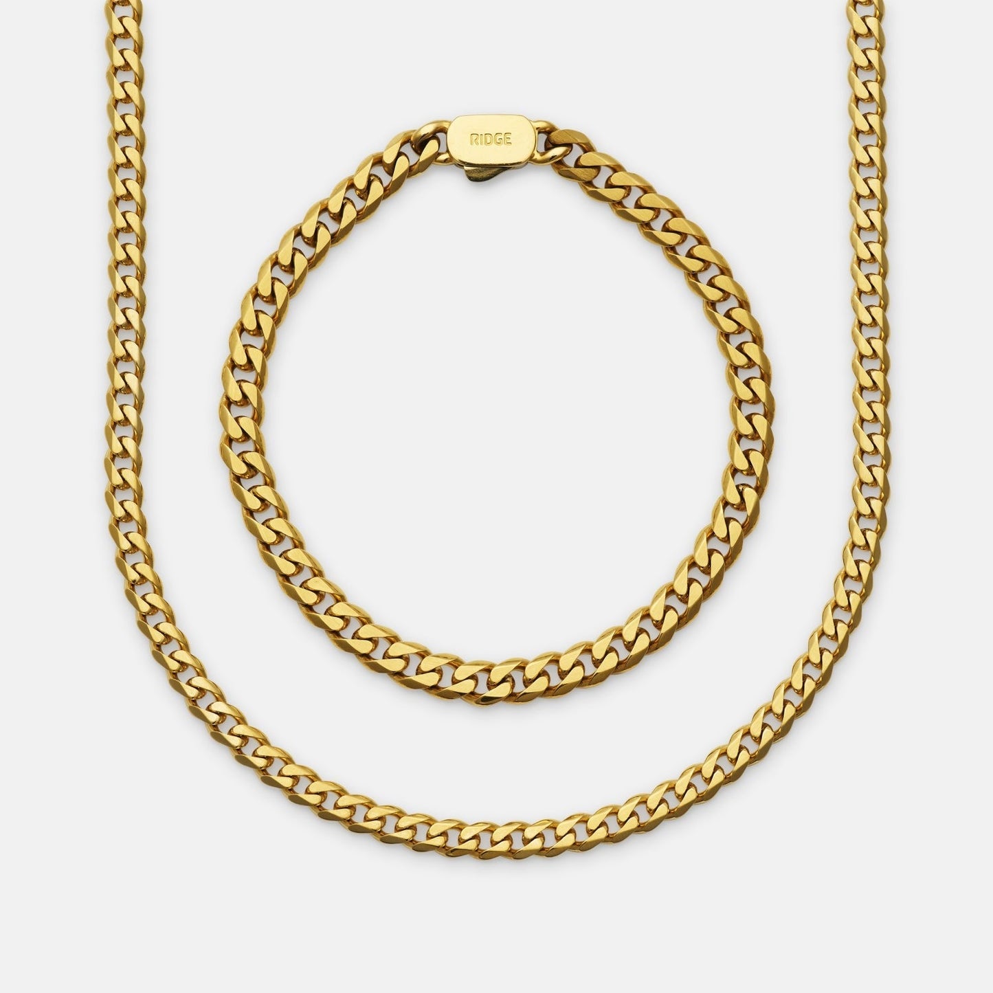 Curb Chain Kit - 18K Gold - Medium