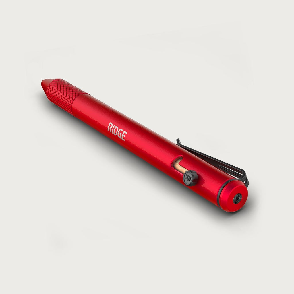 Ridge Bolt Action Pen - Rodeo Red