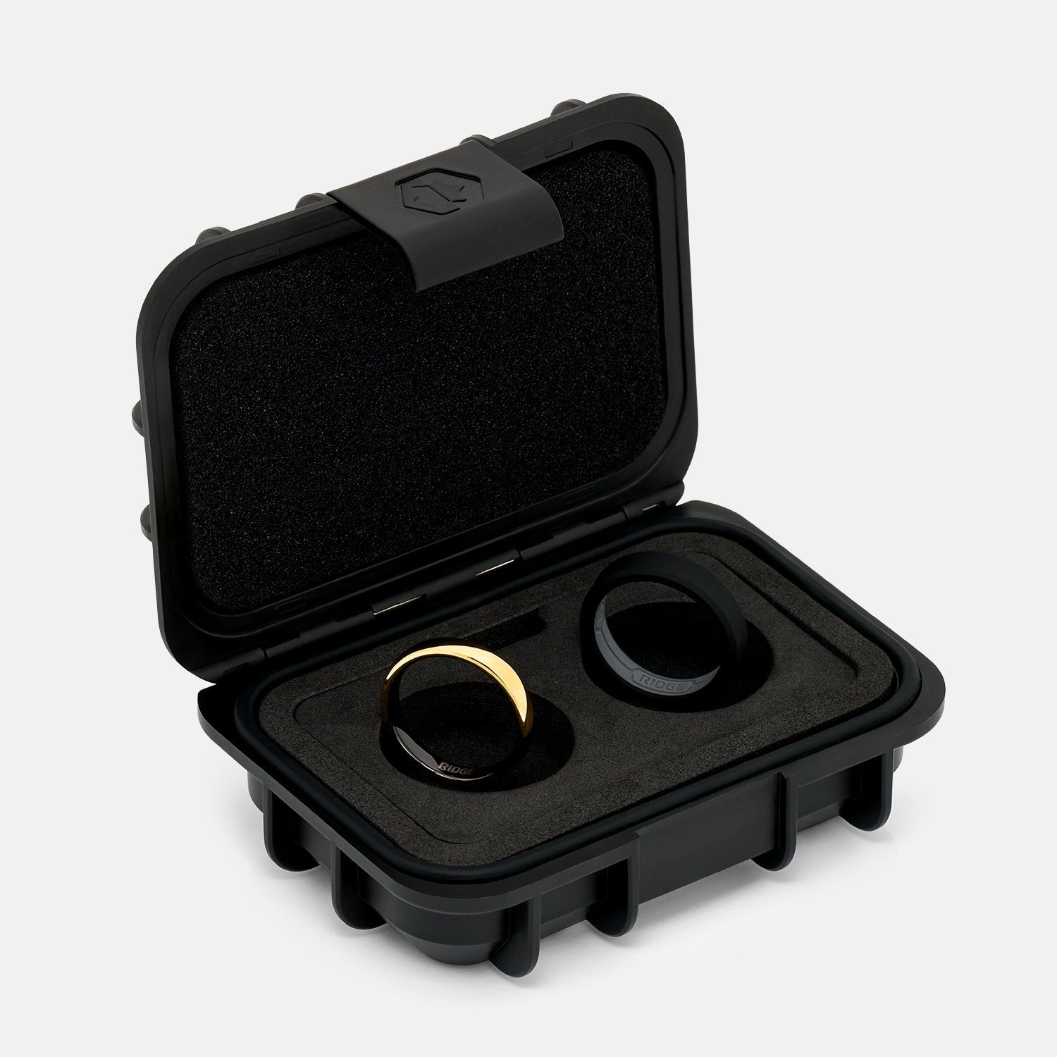 4mm Rounded Ring Set - 24K Gold