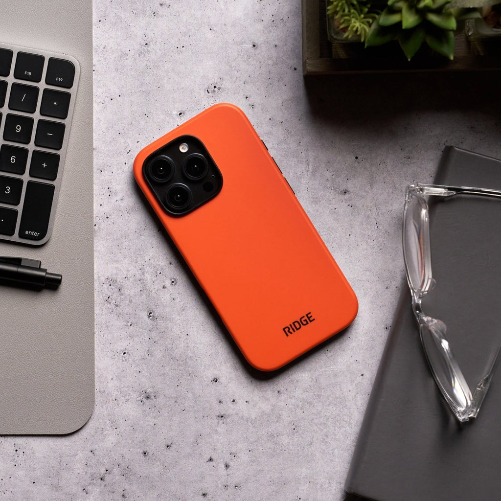 Ridge Phone Case - Basecamp Orange - iPhone 16 Pro