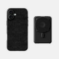 Everyday Charging Kit - iPhone 16 Plus - Midnight Black Leather