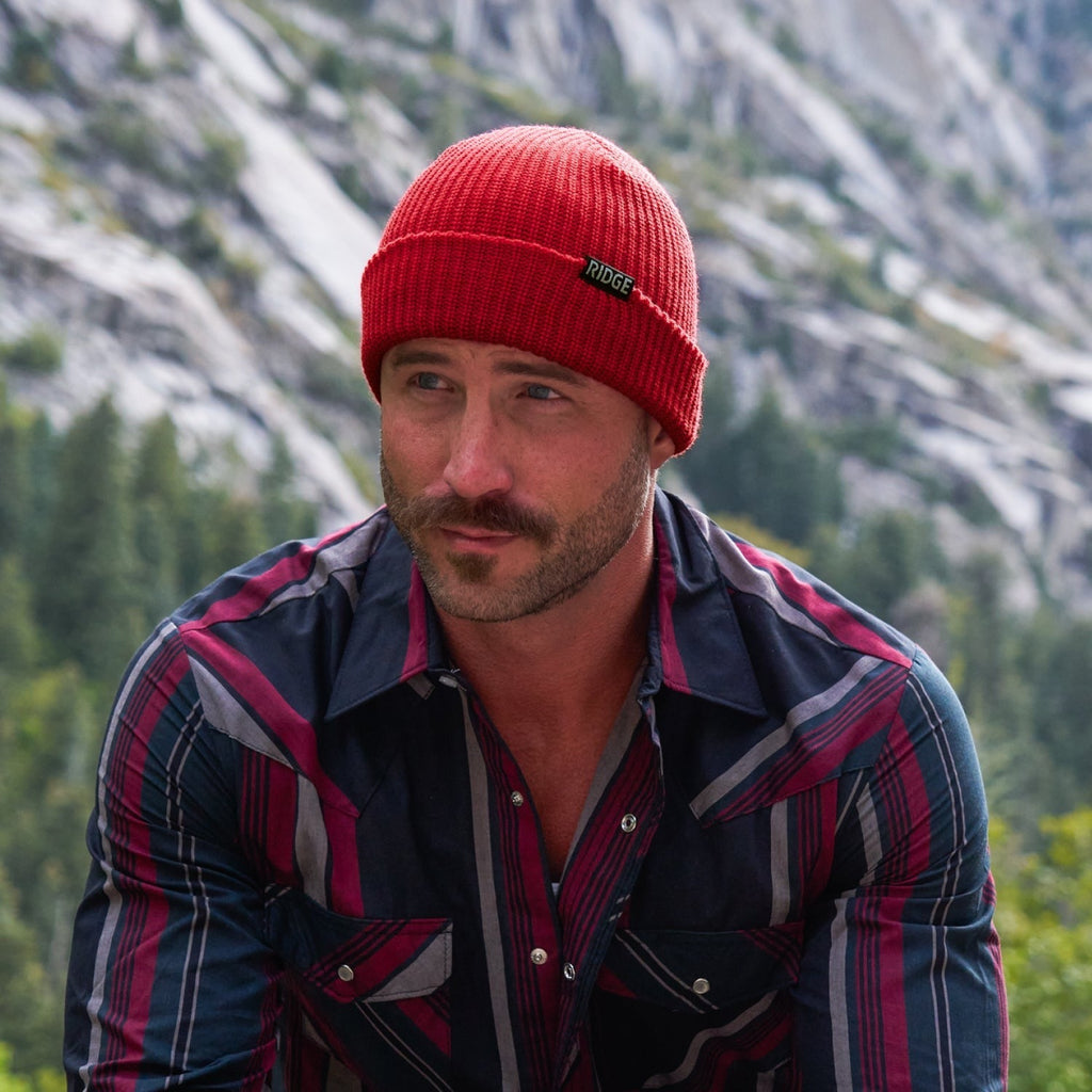 Classic Cuffed Beanie - Rodeo Red