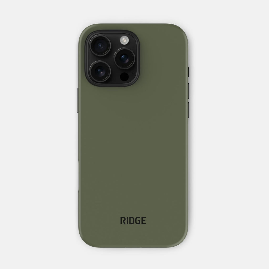 Ridge Phone Case - Matte Olive - iPhone 16 Pro Max