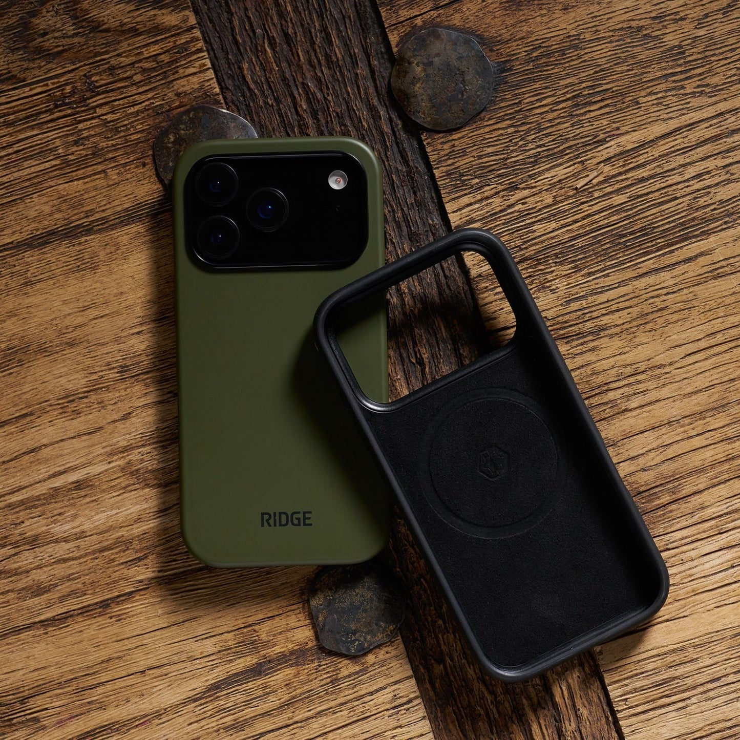 Ridge Phone Case - Matte Olive - iPhone 17 Pro