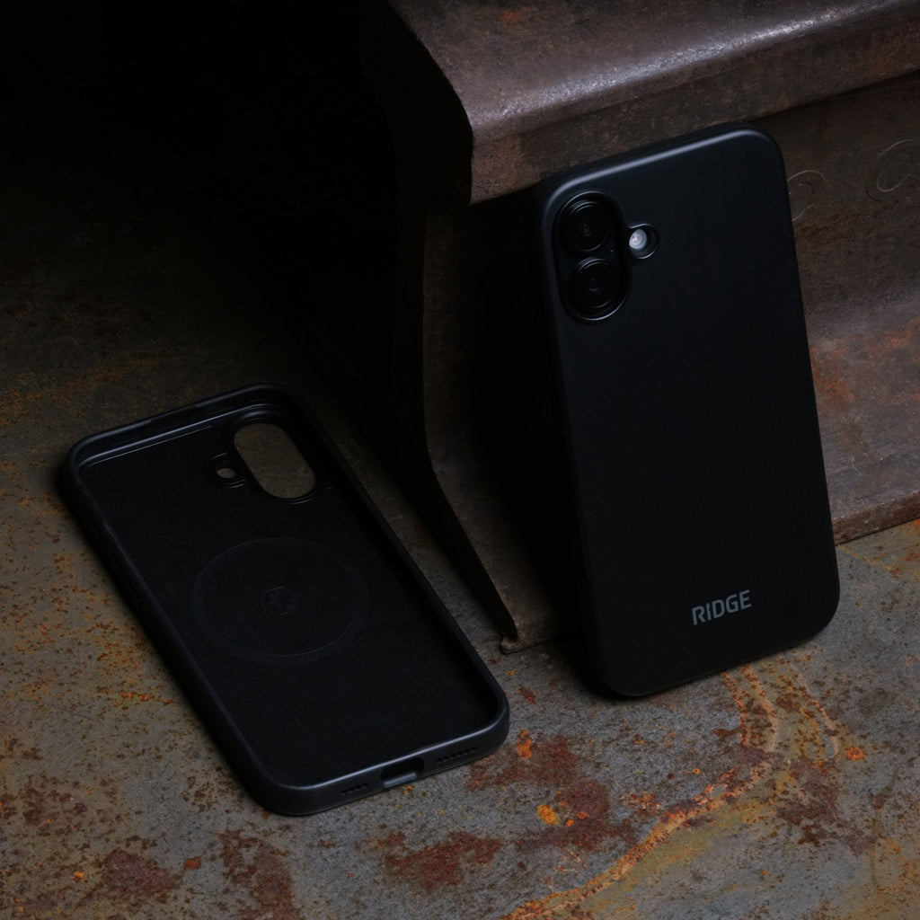 Ridge Phone Case - Matte Black - iPhone 16 Plus