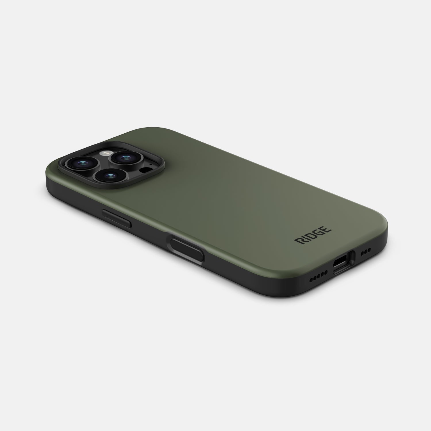 Ridge Phone Case - Matte Olive - iPhone 16 Pro