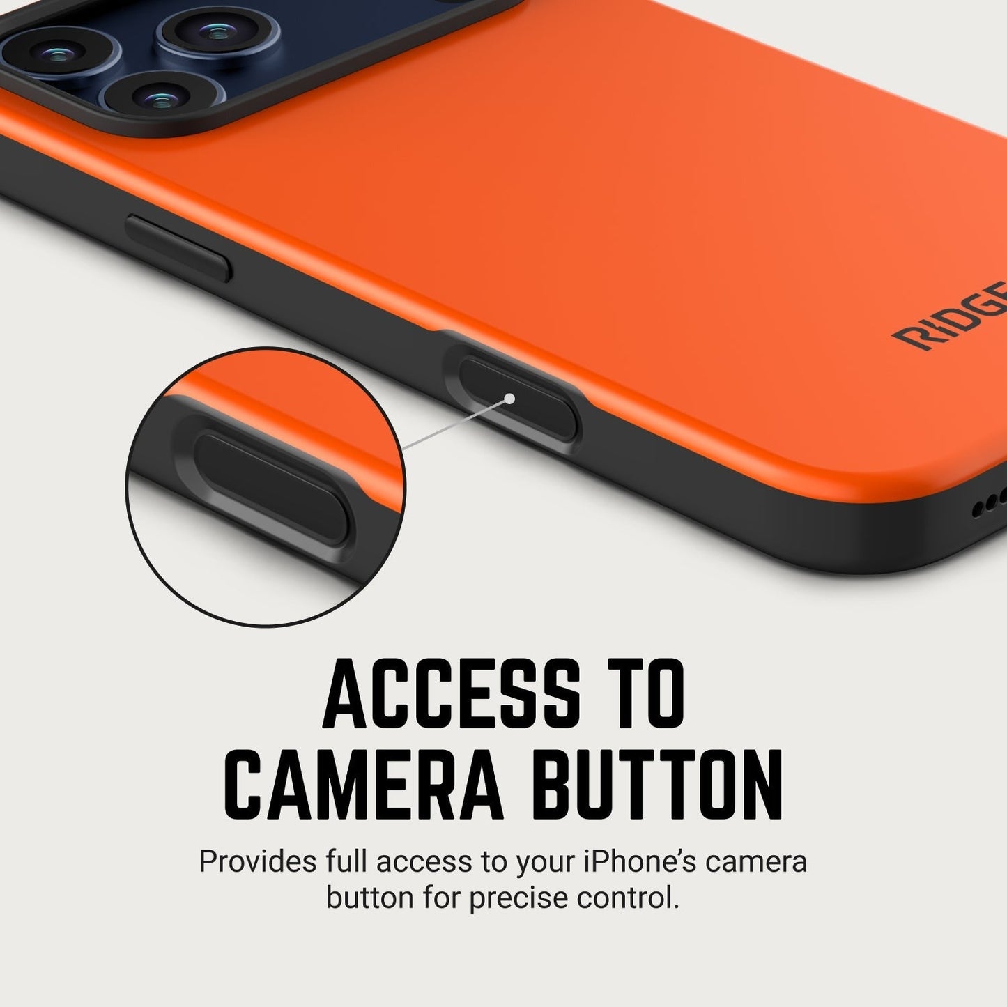 Ridge Phone Case - Basecamp Orange - iPhone 17 Pro Max
