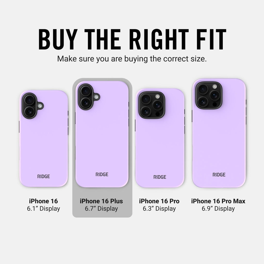 Ridge Phone Case - Lavender - iPhone 16 Plus