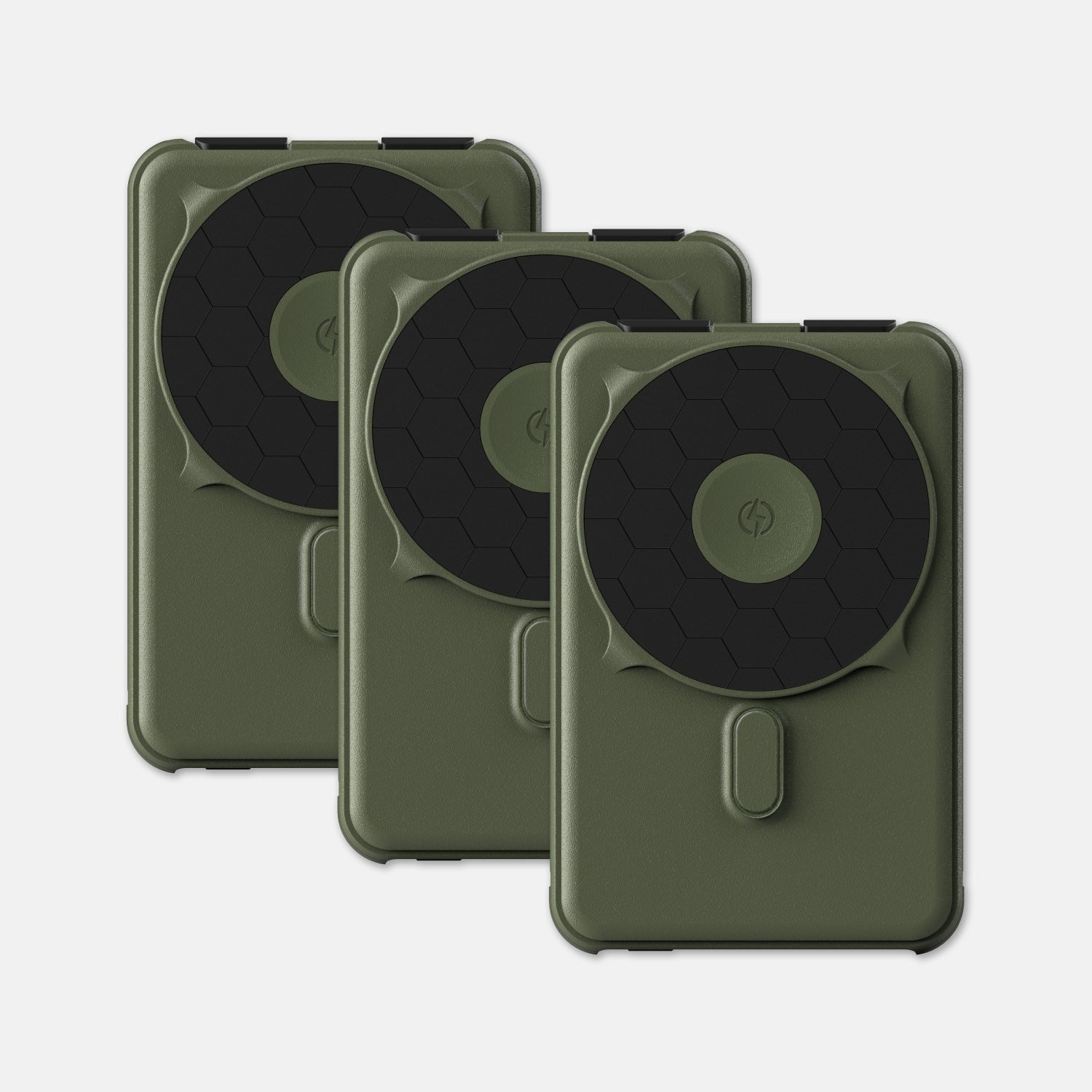 Ridge Power Bank - 10k mAh Bundle - Matte Olive - 3-Pack